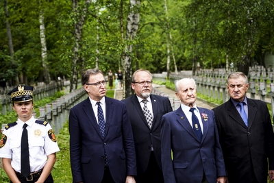 Odsłonięcie i poświęcenie Symbolicznej Mogiły Sybirackiej – Warszawa, 23 czerwca 2021. Fot. Mateusz Niegowski (IPN)