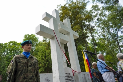 Odsłonięcie i poświęcenie Symbolicznej Mogiły Sybirackiej – Warszawa, 23 czerwca 2021. Fot. Mateusz Niegowski (IPN)