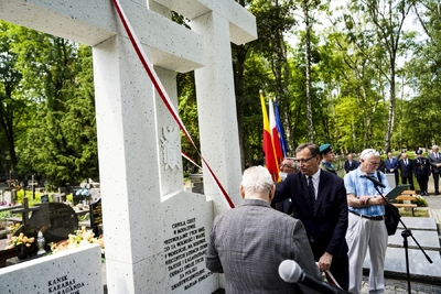 Odsłonięcie i poświęcenie Symbolicznej Mogiły Sybirackiej – Warszawa, 23 czerwca 2021. Fot. Mateusz Niegowski (IPN)