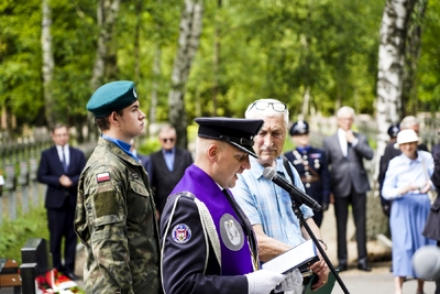 Odsłonięcie i poświęcenie Symbolicznej Mogiły Sybirackiej – Warszawa, 23 czerwca 2021. Fot. Mateusz Niegowski (IPN)