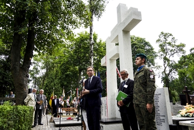 Odsłonięcie i poświęcenie Symbolicznej Mogiły Sybirackiej – Warszawa, 23 czerwca 2021. Fot. Mateusz Niegowski (IPN)