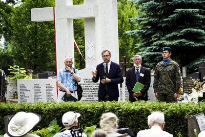 Odsłonięcie i poświęcenie Symbolicznej Mogiły Sybirackiej – Warszawa, 23 czerwca 2021. Fot. Mateusz Niegowski (IPN)