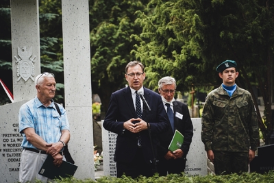 Odsłonięcie i poświęcenie Symbolicznej Mogiły Sybirackiej – Warszawa, 23 czerwca 2021. Fot. Mateusz Niegowski (IPN)