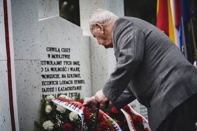 Odsłonięcie i poświęcenie Symbolicznej Mogiły Sybirackiej – Warszawa, 23 czerwca 2021. Fot. Mateusz Niegowski (IPN)