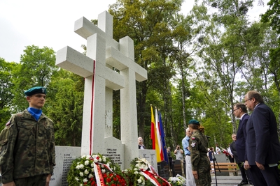 Odsłonięcie i poświęcenie Symbolicznej Mogiły Sybirackiej – Warszawa, 23 czerwca 2021. Fot. Mateusz Niegowski (IPN)