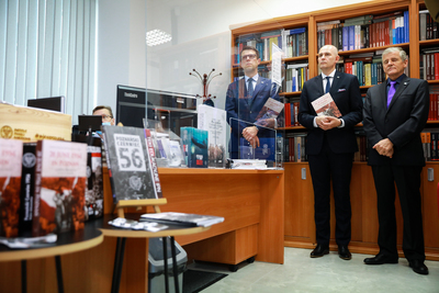 Briefing prasowy poświęcony obcojęzycznym publikacjom IPN w 65. rocznicę Czerwca ’56 – 24 czerwca 2021. Fot. Sławek Kasper (IPN)