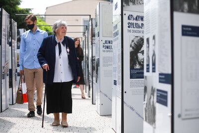 Otwarcie wystawy IPN „TU rodziła się opozycja. Między Czerwcem ’76 a Sierpniem ’80” – Warszawa, 25 czerwca 2021. Fot. Sławek Kasper (IPN)