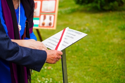 Uroczystości odsłonięcia pomnika gen. Władysława Andersa – Nowe, 25 czerwca 2021. Fot. Mateusz Niegowski (IPN)