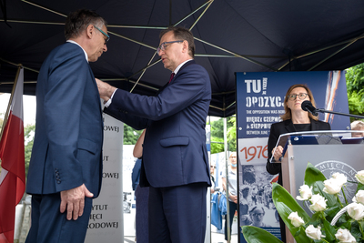 Uroczyste wręczenie Krzyży Wolności i Solidarności w Warszawie – 25 czerwca 2021. Fot. Sławek Kasper (IPN)