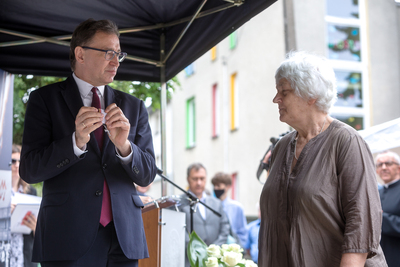 Uroczyste wręczenie Krzyży Wolności i Solidarności w Warszawie – 25 czerwca 2021. Fot. Sławek Kasper (IPN)