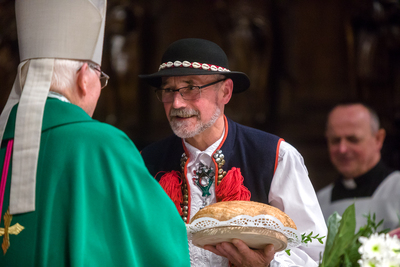 Msza św. z okazji 40. rocznicy rejestracji NSZZ Rolników Indywidualnych „Solidarność” – 27 czerwca 2021. Fot. Sławek Kasper (IPN)