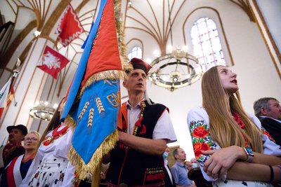 Msza św. z okazji 40. rocznicy rejestracji NSZZ Rolników Indywidualnych „Solidarność” – 27 czerwca 2021. Fot. Sławek Kasper (IPN)