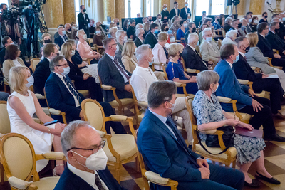 Uroczystość wręczenia Nagrody IPN „Kustosz Pamięci Narodowej” – Warszawa, 29 czerwca 2021. Fot. Sławek Kasper (IPN)