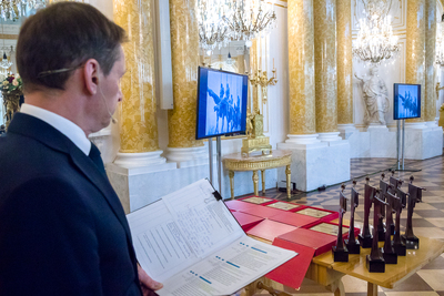 Uroczystość wręczenia Nagrody IPN „Kustosz Pamięci Narodowej” – Warszawa, 29 czerwca 2021. Fot. Sławek Kasper (IPN)