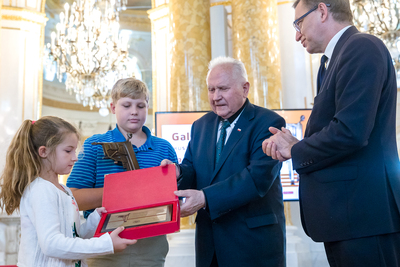 Czesław Nowak, laureat Nagrody IPN „Kustosz Pamięci Narodowej” z 2021 roku – Warszawa, 29 czerwca 2021. Fot. Sławek Kasper (IPN)