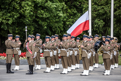Uroczystość przekazania obowiązków przez gen. dyw. Roberta Głąba nowemu Dowódcy Garnizonu Warszawa – 30 czerwca 2021. Fot. Sławek Kasper (IPN)