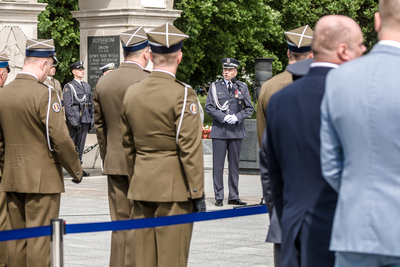 Uroczystość przekazania obowiązków przez gen. dyw. Roberta Głąba nowemu Dowódcy Garnizonu Warszawa – 30 czerwca 2021. Fot. Sławek Kasper (IPN)