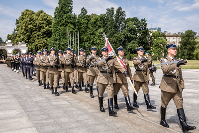 Uroczystość przekazania obowiązków przez gen. dyw. Roberta Głąba nowemu Dowódcy Garnizonu Warszawa – 30 czerwca 2021. Fot. Sławek Kasper (IPN)
