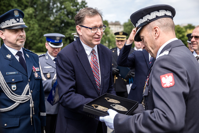 Uroczystość przekazania obowiązków przez gen. dyw. Roberta Głąba nowemu Dowódcy Garnizonu Warszawa – 30 czerwca 2021. Fot. Sławek Kasper (IPN)