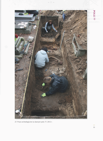 Strona z książki „Cmentarz Osobowicki we Wrocławiu. Pola ofiar komunizmu”