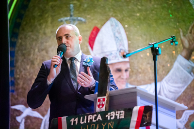 Marcin Krzysztofik, dyrektor OIPN Lublin podczas XXVII Światowego Zjazdu i Pielgrzymki Kresowian – Jasna Góra, 4 lipca 2021. Fot. Sławek Kasper (IPN)
