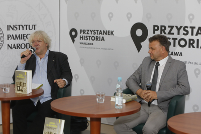 Dyskusja o publikacji „Zostali na Wschodzie. Słownik inteligencji polskiej w ZSRS 1945–1991” – 4 lipca 2021. Fot. Piotr Życieński (IPN)