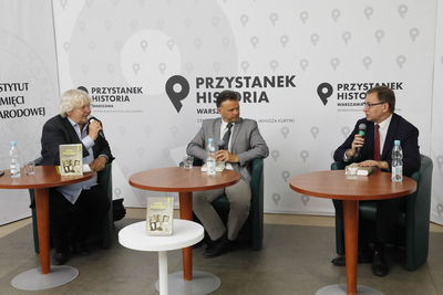 Dyskusja o publikacji „Zostali na Wschodzie. Słownik inteligencji polskiej w ZSRS 1945–1991” – 4 lipca 2021. Fot. Piotr Życieński (IPN)