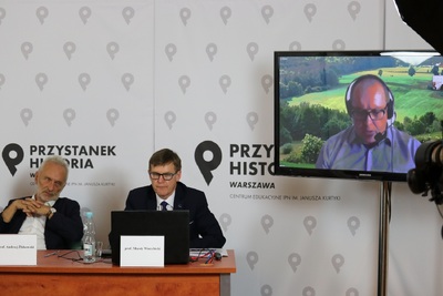 Konferencja naukowa „Czas okupacji i zniewolenia. Żydzi i Polacy w obliczu totalitaryzmów 1939–1956” – Warszawa, 6 lipca 2021. Fot. Aleksandra Wierzchowska (IPN)