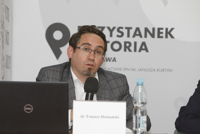 Konferencja naukowa „Czas okupacji i zniewolenia. Żydzi i Polacy w obliczu totalitaryzmów 1939–1956” – Warszawa, 6 lipca 2021. Fot. Piotr Życieński (IPN)