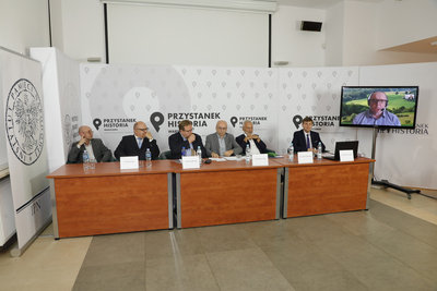 Konferencja naukowa „Czas okupacji i zniewolenia. Żydzi i Polacy w obliczu totalitaryzmów 1939–1956” – Warszawa, 6 lipca 2021. Fot. Piotr Życieński (IPN)