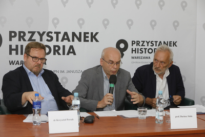 Konferencja naukowa „Czas okupacji i zniewolenia. Żydzi i Polacy w obliczu totalitaryzmów 1939–1956” – Warszawa, 6 lipca 2021. Fot. Piotr Życieński (IPN)