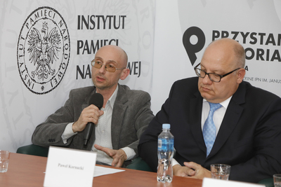 Konferencja naukowa „Czas okupacji i zniewolenia. Żydzi i Polacy w obliczu totalitaryzmów 1939–1956” – Warszawa, 6 lipca 2021. Fot. Piotr Życieński (IPN)