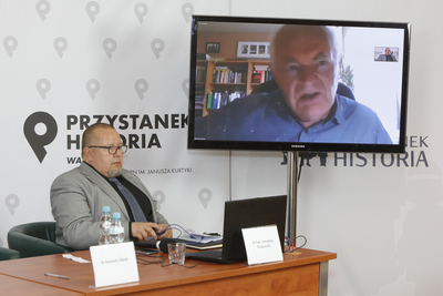 Konferencja naukowa „Czas okupacji i zniewolenia. Żydzi i Polacy w obliczu totalitaryzmów 1939–1956” – Warszawa, 6 lipca 2021. Fot. Piotr Życieński (IPN)