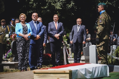 Ceremonia pogrzebowa Powstańców Śląskich – fot. MN/BUWiM