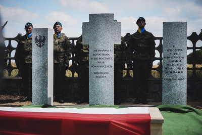 Ceremonia pogrzebowa Powstańców Śląskich – fot. MN/BUWiM