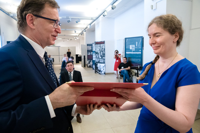 Uroczystość wręczenia nagród w konkursie na Najlepszy Debiut Historyczny Roku – 7 lipca 2021. Fot. Sławek Kasper (IPN)