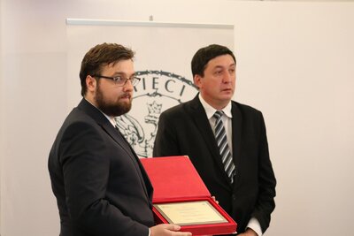 Uroczystość wręczenia nagród w konkursie na Najlepszy Debiut Historyczny Roku – 7 lipca 2021. Fot. Aleksandra Wierzchowska (IPN)