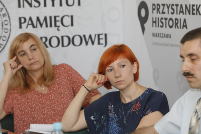 Konferencja naukowa „Czas okupacji i zniewolenia. Żydzi i Polacy w obliczu totalitaryzmów 1939–1956” – Warszawa, 7 lipca 2021. Fot. Piotr Życieński (IPN)