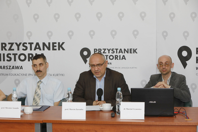 Konferencja naukowa „Czas okupacji i zniewolenia. Żydzi i Polacy w obliczu totalitaryzmów 1939–1956” – Warszawa, 7 lipca 2021. Fot. Piotr Życieński (IPN)