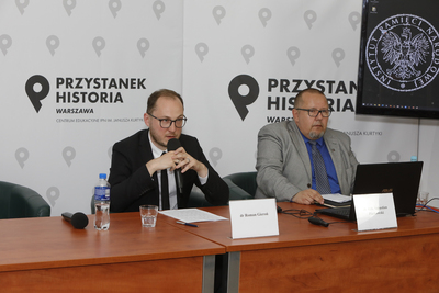 Konferencja naukowa „Czas okupacji i zniewolenia. Żydzi i Polacy w obliczu totalitaryzmów 1939–1956” – Warszawa, 7 lipca 2021. Fot. Piotr Życieński (IPN)