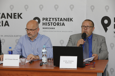 Konferencja naukowa „Czas okupacji i zniewolenia. Żydzi i Polacy w obliczu totalitaryzmów 1939–1956” – Warszawa, 7 lipca 2021. Fot. Piotr Życieński (IPN)