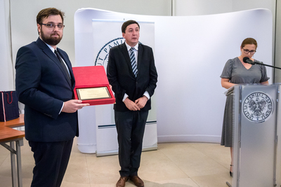 Uroczystość wręczenia nagród w konkursie na Najlepszy Debiut Historyczny Roku – 7 lipca 2021. Fot. Sławek Kasper (IPN)