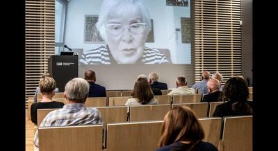 Otwarcie wystawy rzeźb „Obraz Treblinki w oczach Samuela Willenberga” w Państwowym Muzeum na Majdanku. Zdjęcia dzięki uprzejmości Państwowego Muzeum na Majdanku.