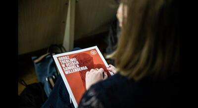 Otwarcie wystawy rzeźb „Obraz Treblinki w oczach Samuela Willenberga” w Państwowym Muzeum na Majdanku. Zdjęcia dzięki uprzejmości Państwowego Muzeum na Majdanku.