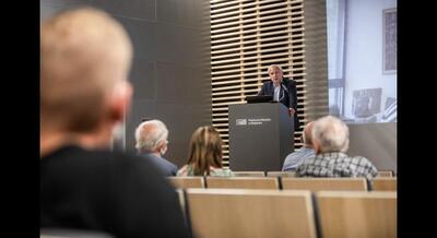 Otwarcie wystawy rzeźb „Obraz Treblinki w oczach Samuela Willenberga” w Państwowym Muzeum na Majdanku. Zdjęcia dzięki uprzejmości Państwowego Muzeum na Majdanku.