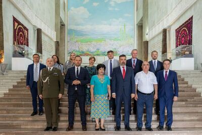 Wizyta delegacji IPN w Uzbekistanie. Fot. Mikołaj Bujak (Muzeum II Wojny Światowej w Gdańsku)