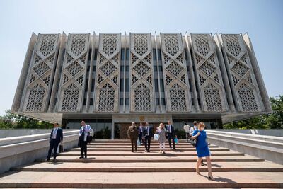 Wizyta delegacji IPN w Uzbekistanie. Fot. Mikołaj Bujak (Muzeum II Wojny Światowej w Gdańsku)