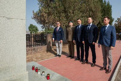 Wizyta delegacji IPN w Uzbekistanie. Fot. Mikołaj Bujak (Muzeum II Wojny Światowej w Gdańsku)