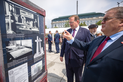 Wystawa IPN „Poznański Czerwiec 1956. Oblicza buntu i jego pamięć” – Warszawa, 13 lipca 2021. Fot. Sławek Kasper (IPN)