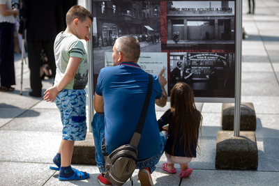 Wystawa IPN „Poznański Czerwiec 1956. Oblicza buntu i jego pamięć” – Warszawa, 13 lipca 2021. Fot. Sławek Kasper (IPN)
